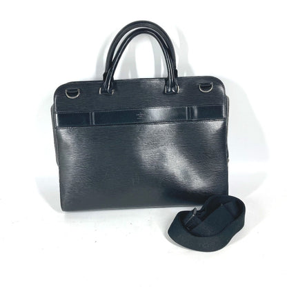 LOUIS VUITTON Business bag M54022 Epi Leather black Epi Bassano GM unisex(Unisex) Used Authentic