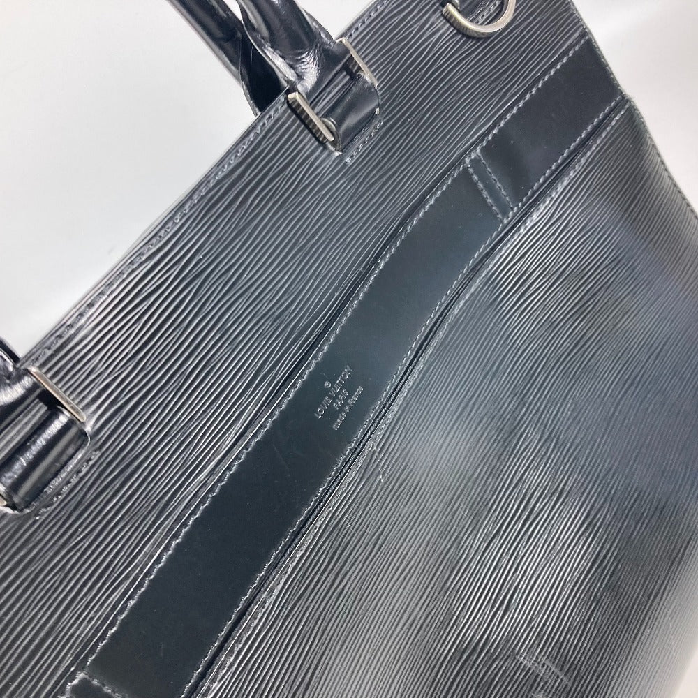 LOUIS VUITTON Business bag M54022 Epi Leather black Epi Bassano GM unisex(Unisex) Used Authentic