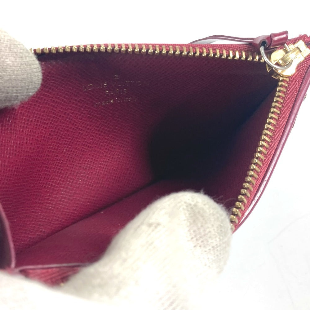 LOUIS VUITTON Coin case M67889 Monogram canvas Brown Monogram Porto Cult Zip Women Used Authentic