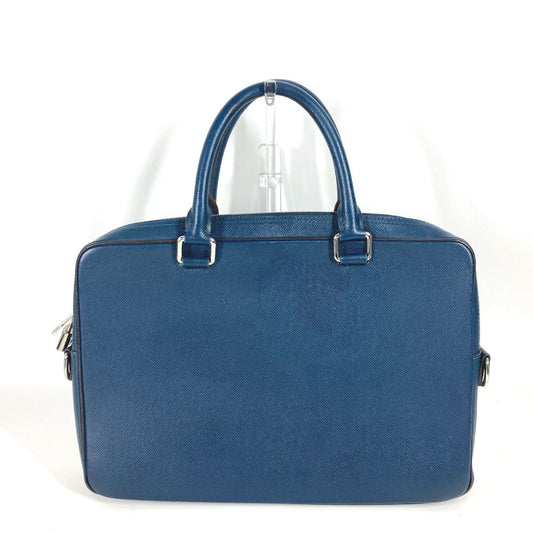 LOUIS VUITTON Business bag M32716 Taiga Leather Navy Taiga PDB Portodocument Business PM mens Used Authentic