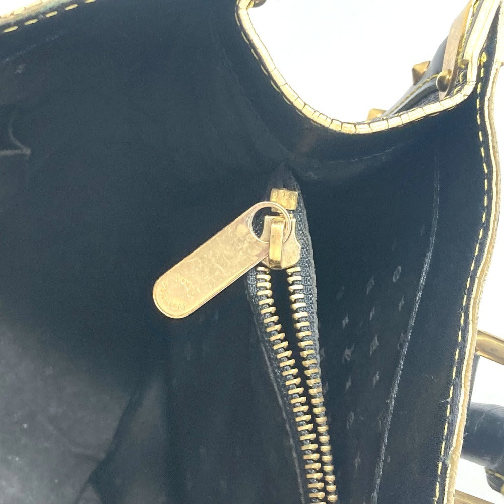 LOUIS VUITTON Tote Bag M91812 Suhari leather black Suhari Faburo Studs Women Used Authentic