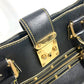LOUIS VUITTON Tote Bag M91812 Suhari leather black Suhari Faburo Studs Women Used Authentic
