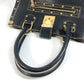 LOUIS VUITTON Tote Bag M91812 Suhari leather black Suhari Faburo Studs Women Used Authentic