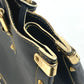 LOUIS VUITTON Tote Bag M91812 Suhari leather black Suhari Faburo Studs Women Used Authentic