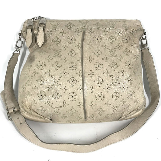 LOUIS VUITTON Shoulder Bag M94275 monogram mahina leather beige Monogram Mahina Serene PM