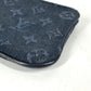 LOUIS VUITTON Coin case M92436 Monogram Mini-LinCanvas blue Monogram mini run Pochette cree mens(Unisex) Used Authentic