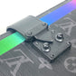 LOUIS VUITTON Clutch bag GI0399 Monogram Eclipse Canvas black Monogram Eclipse Rainbow Portodocument Frank GM unisex(Unisex) Used Authentic