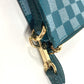 LOUIS VUITTON Shoulder Bag N41310 PVC / Leather green Damier color module unisex(Unisex) Used Authentic