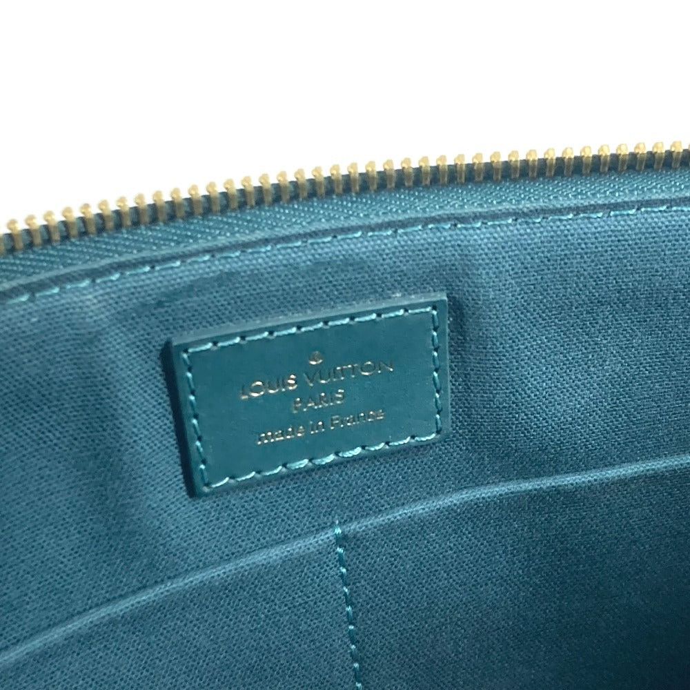 LOUIS VUITTON Shoulder Bag N41310 PVC / Leather green Damier color module unisex(Unisex) Used Authentic