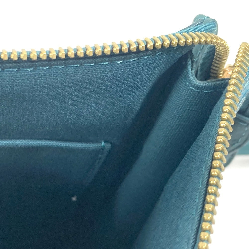 LOUIS VUITTON Shoulder Bag N41310 PVC / Leather green Damier color module unisex(Unisex) Used Authentic