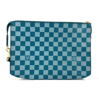LOUIS VUITTON Shoulder Bag N41310 PVC / Leather green Damier color module unisex(Unisex) Used Authentic