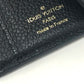 LOUIS VUITTON Trifold wallet M62935 Monogram Ann Platt Leather black Portefeuille Zoe Women Used Authentic