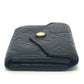 LOUIS VUITTON Trifold wallet M62935 Monogram Ann Platt Leather black Portefeuille Zoe Women Used Authentic