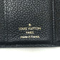 LOUIS VUITTON Trifold wallet M62935 Monogram Ann Platt Leather black Portefeuille Zoe Women Used Authentic