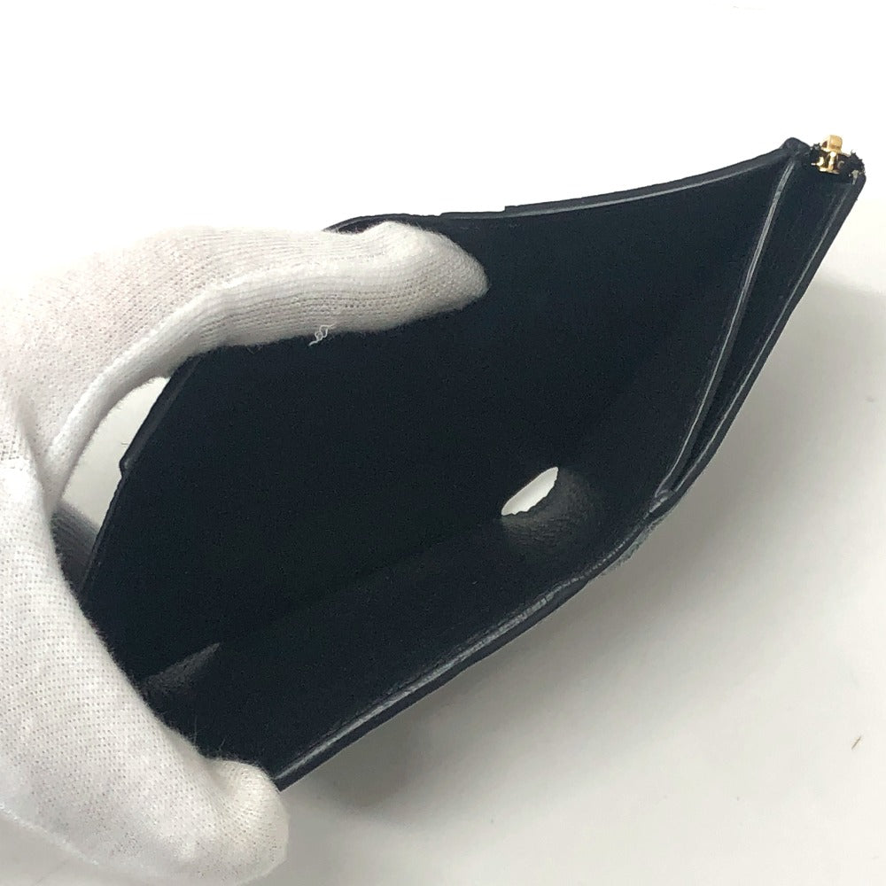 LOUIS VUITTON Trifold wallet M62935 Monogram Ann Platt Leather black Portefeuille Zoe Women Used Authentic