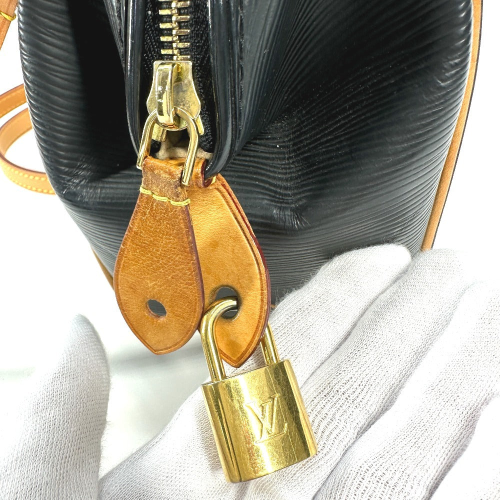 LOUIS VUITTON Shoulder Bag M93248 Epi Leather black Epi Dog BB Women Used Authentic