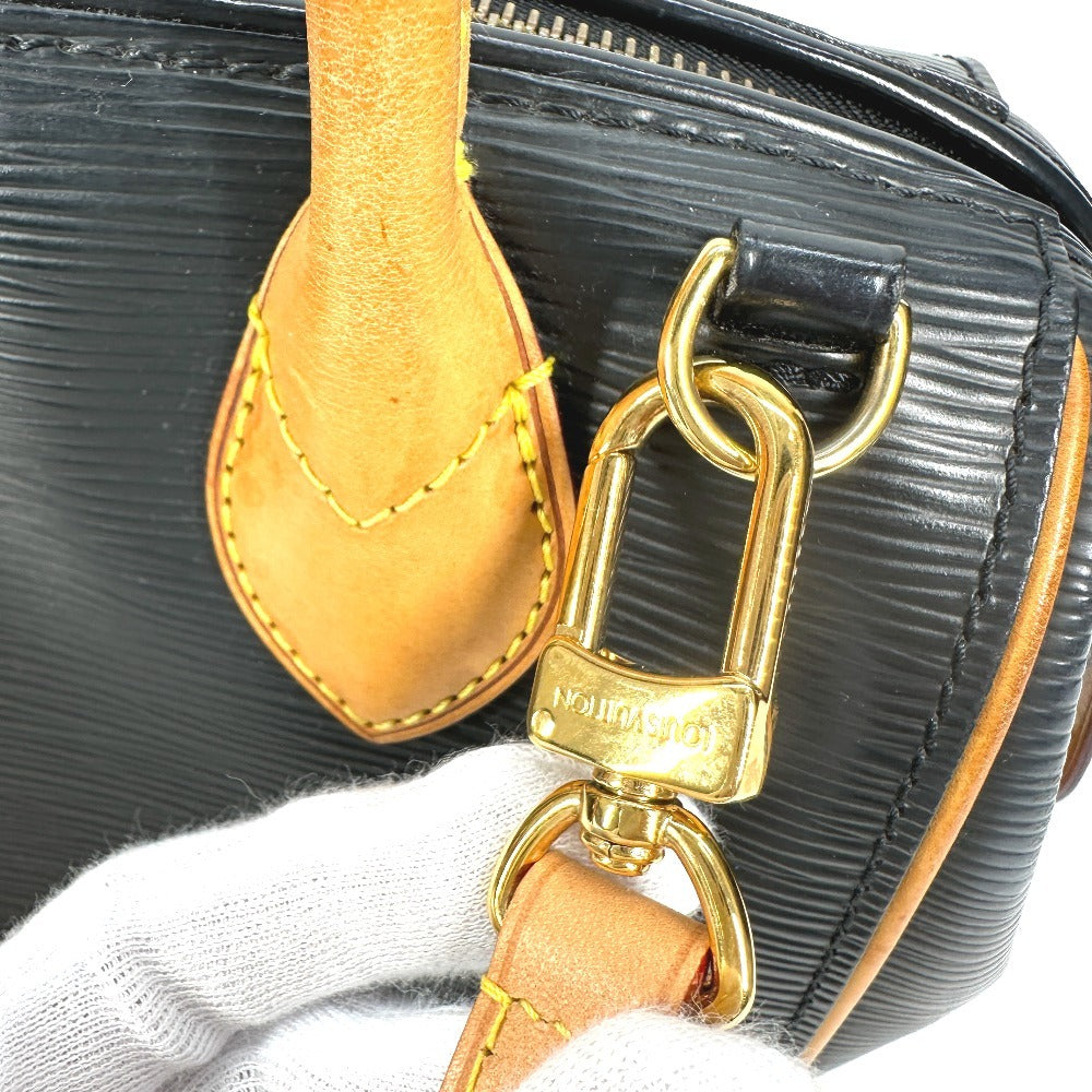 LOUIS VUITTON Shoulder Bag M93248 Epi Leather black Epi Dog BB Women Used Authentic