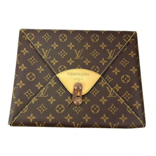 LOUIS VUITTON Clutch bag M99045 Monogram canvas Brown Monogram Visionaire 30 VISIONAIRE 100th Anniversary Limited Edition