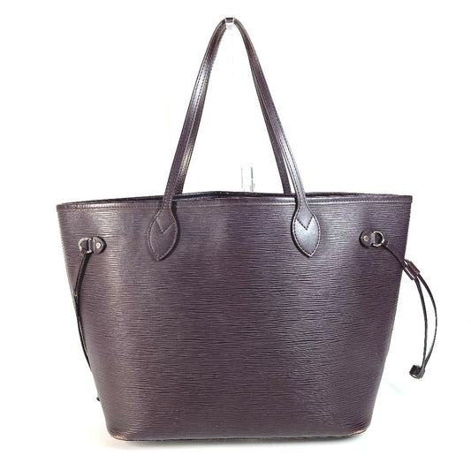 LOUIS VUITTON Tote Bag M40955 Epi Leather purple Epi Neverfull MM unisex(Unisex) Used Authentic