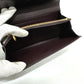 LOUIS VUITTON Long Wallet Purse M90152 Monogram Vernis Brown Portefeuille Sara Women Used Authentic