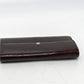 LOUIS VUITTON Long Wallet Purse M90152 Monogram Vernis Brown Portefeuille Sara Women Used Authentic