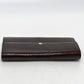 LOUIS VUITTON Long Wallet Purse M90152 Monogram Vernis Brown Portefeuille Sara Women Used Authentic