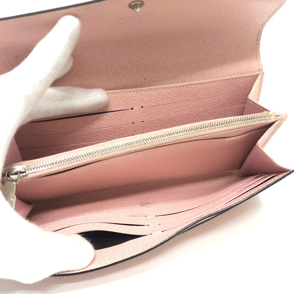 LOUIS VUITTON Long Wallet Purse M61216 Epi Leather pink Epi Portefeuille Sarah Women Used Authentic