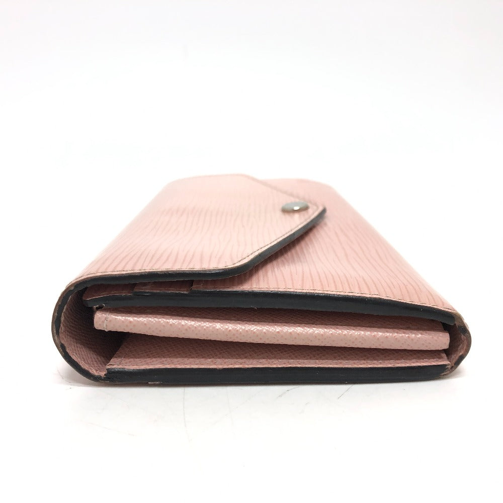 LOUIS VUITTON Long Wallet Purse M61216 Epi Leather pink Epi Portefeuille Sarah Women Used Authentic