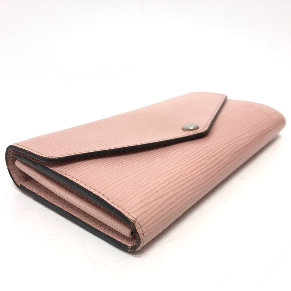 LOUIS VUITTON Long Wallet Purse M61216 Epi Leather pink Epi Portefeuille Sarah Women Used Authentic