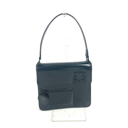 LOUIS VUITTON Handbag M92810 Monogram mat leather black Monogram mat Op Art Squarely Women Used Authentic