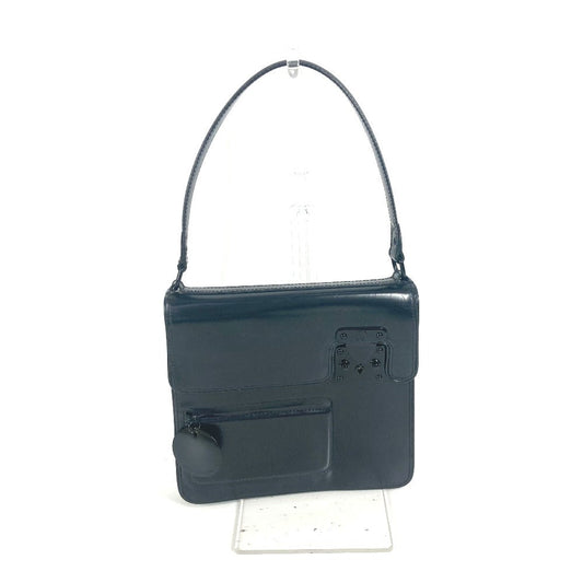LOUIS VUITTON Handbag M92810 Monogram mat leather black Monogram mat Op Art Squarely Women Used Authentic