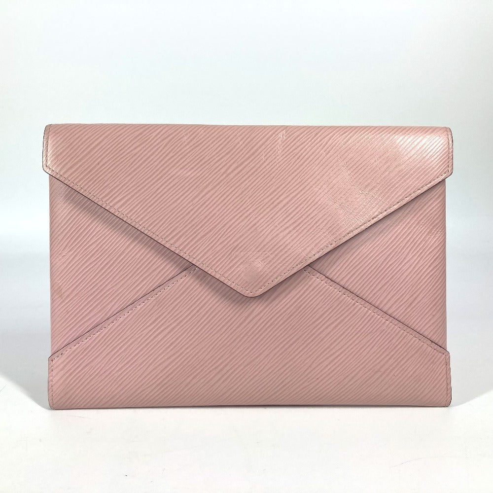 LOUIS VUITTON Clutch bag M62457 Epi Leather pink Epi Pochette Kirigami Women Used Authentic