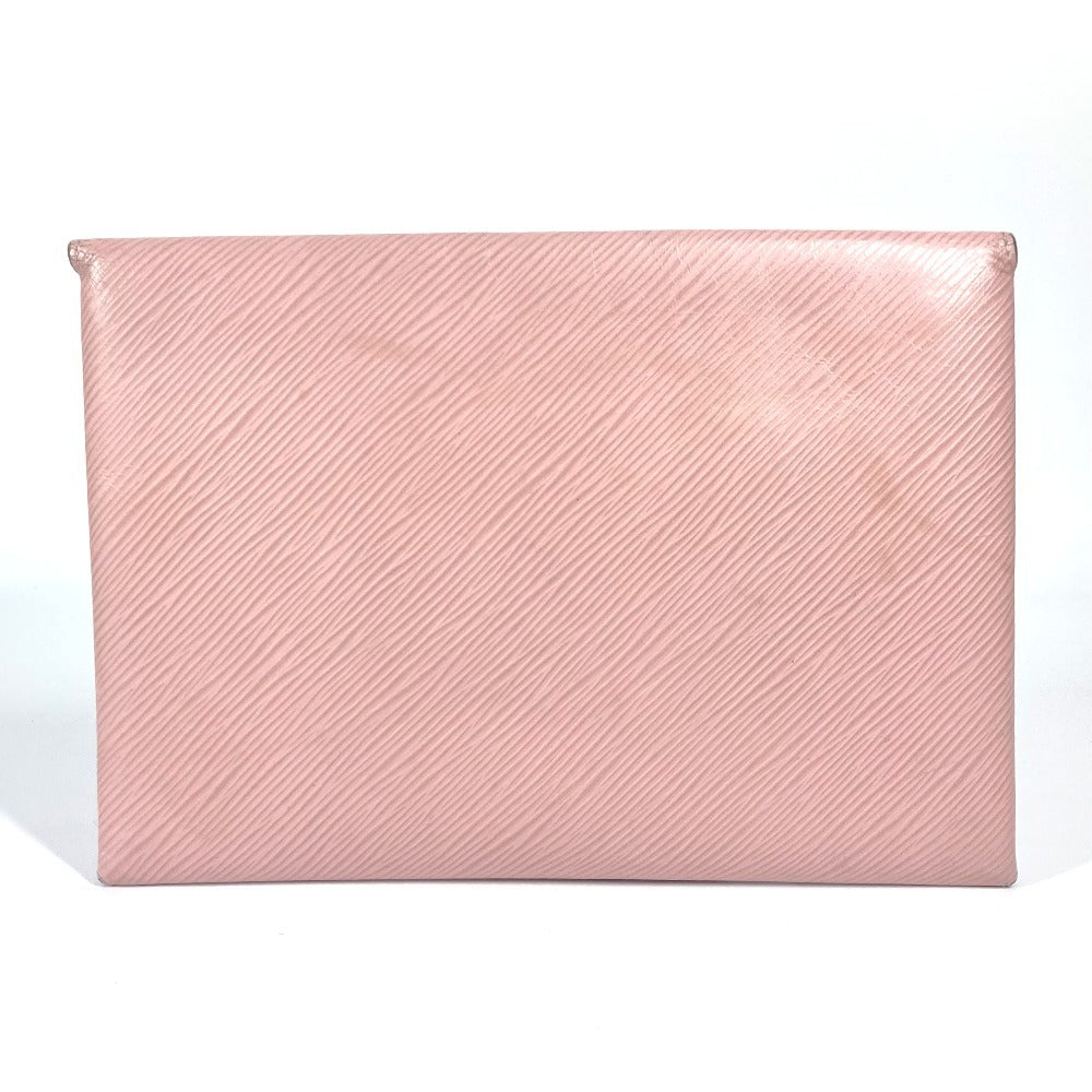 LOUIS VUITTON Clutch bag M62457 Epi Leather pink Epi Pochette Kirigami Women Used Authentic