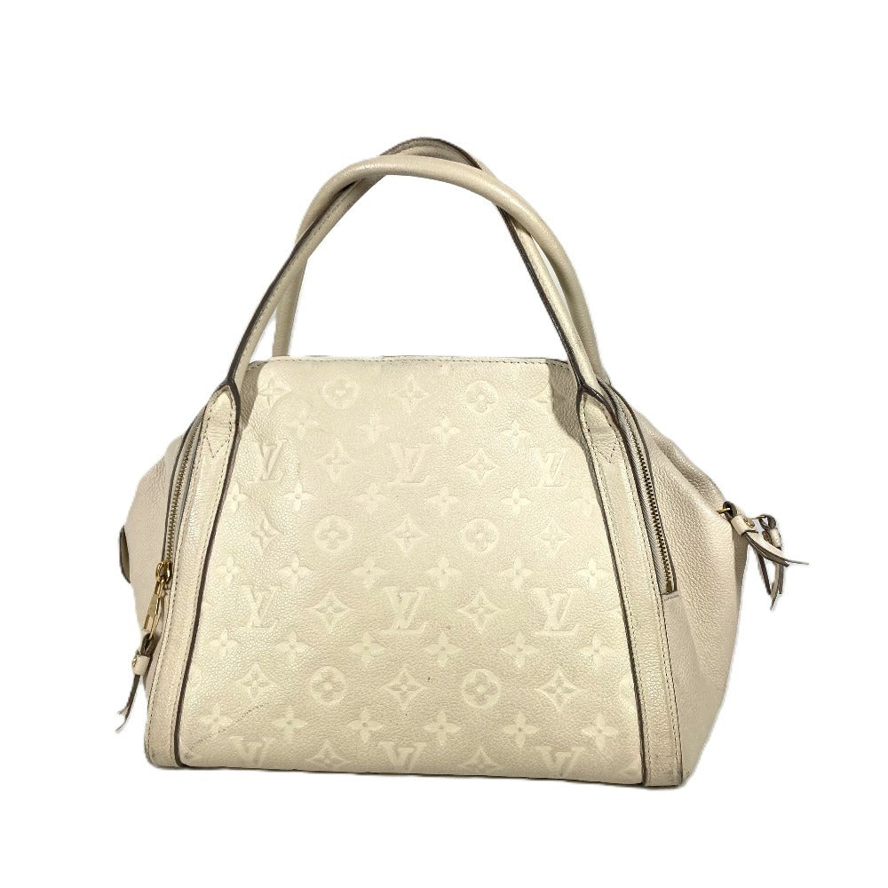 LOUIS VUITTON Handbag M41039 Monogram Ann Platt Leather white Monogram Ann Platt Male MM Women Used Authentic