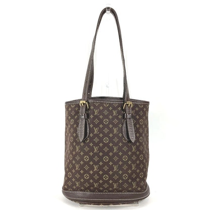 LOUIS VUITTON Shoulder Bag M95226 Monogram mini canvas Brown Monogram mini BucketPM Women Used Authentic