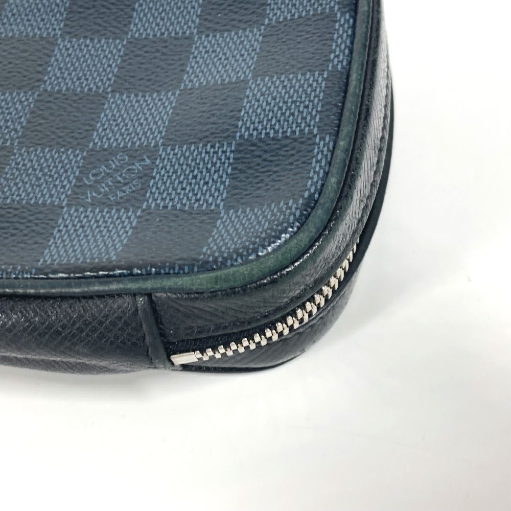 LOUIS VUITTON Clutch bag N63504 Damier Cobalt Canvas Navy Damier Cobalt Portefeuille Zippy Soft unisex(Unisex) Used Authentic