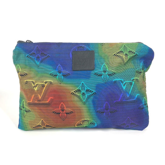 LOUIS VUITTON Clutch bag M68777 Nylon, Leather multicolor reversible 2054 Reversible Pochette unisex(Unisex) Used Authentic