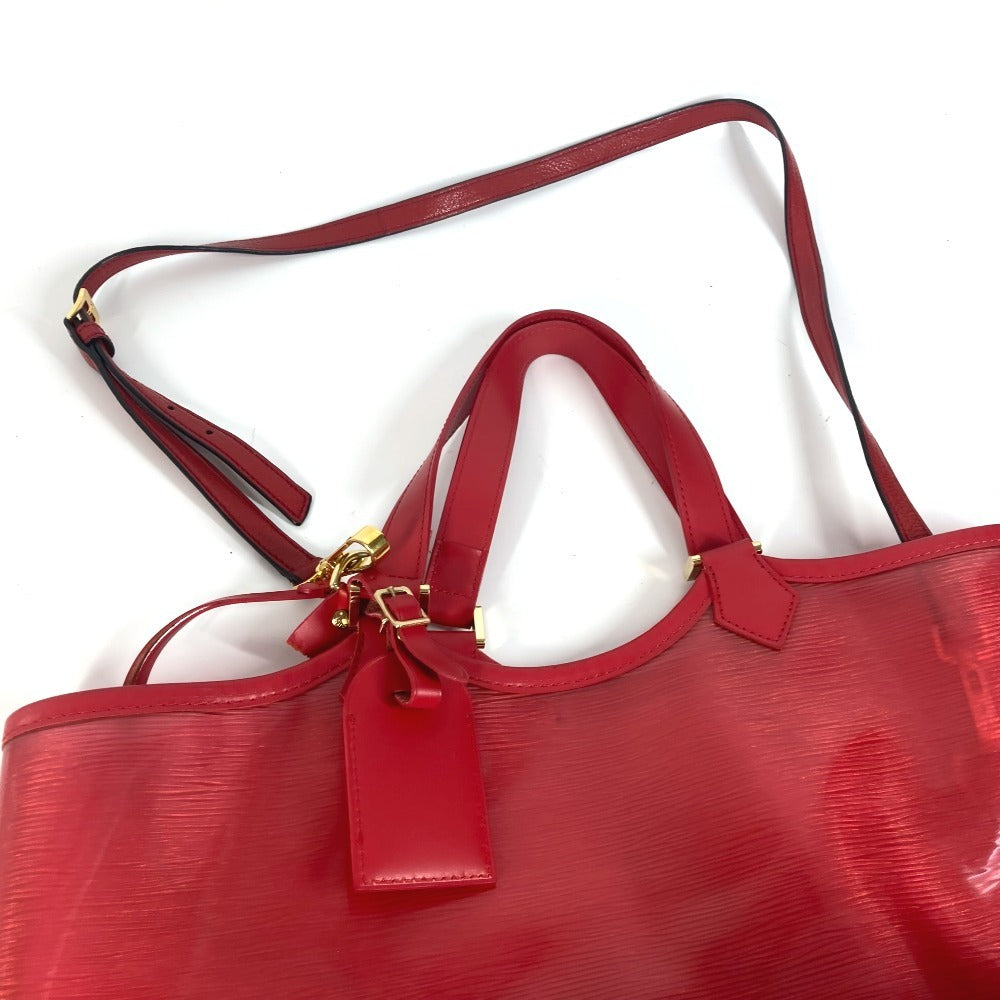 LOUIS VUITTON Tote Bag M92150 Plastics Red Epiplage Lagoon bay