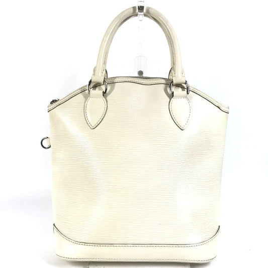 LOUIS VUITTON Handbag M4229J Epi Leather white Epi LockitPM Women Used Authentic