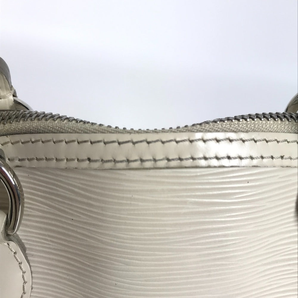 LOUIS VUITTON Handbag M4229J Epi Leather white Epi LockitPM Women Used Authentic