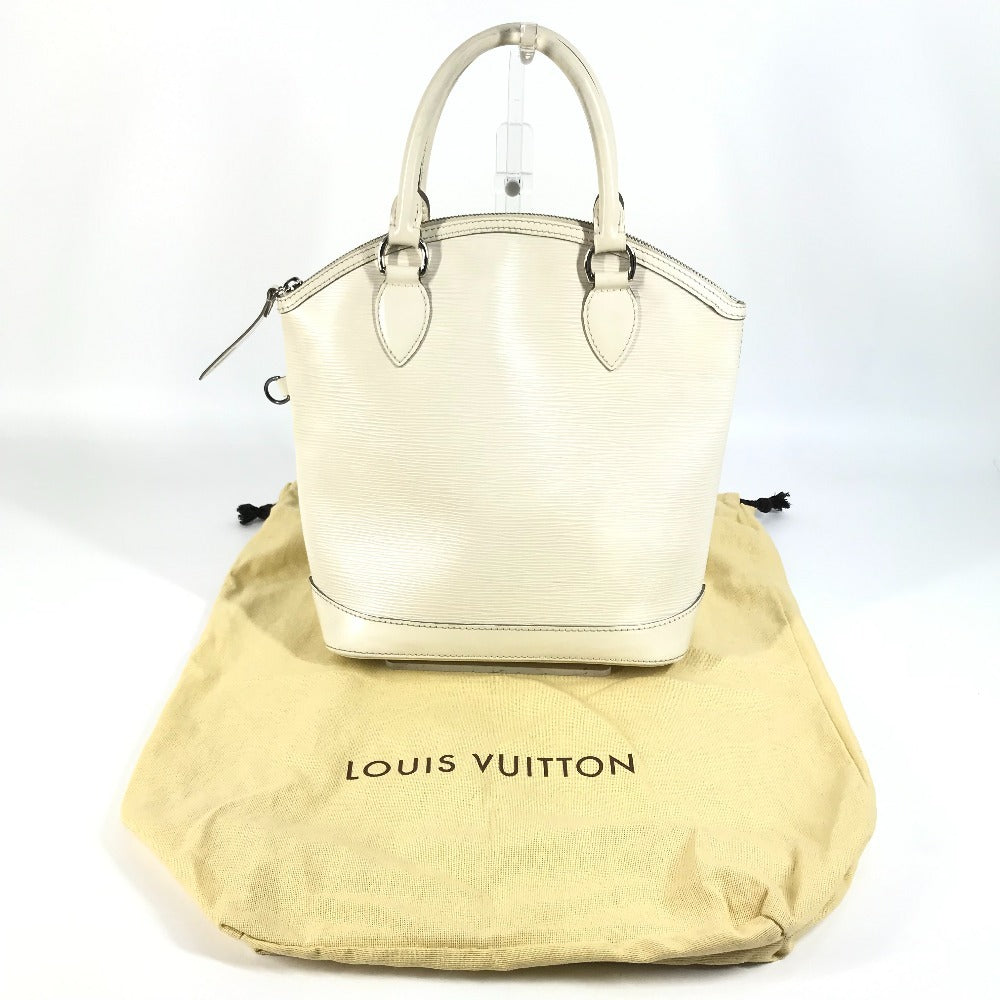 LOUIS VUITTON Handbag M4229J Epi Leather white Epi LockitPM Women Used Authentic