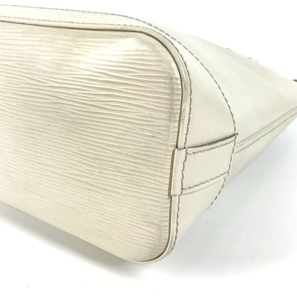 LOUIS VUITTON Handbag M4229J Epi Leather white Epi LockitPM Women Used Authentic