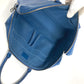 LOUIS VUITTON Business bag N41328 Damier Anfini Leather blue Damier Anfini Porto de Cumanjour PDJ mens Used Authentic