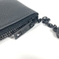 LOUIS VUITTON Coin case M81031 leather black Aerogram Pochette Cre mens(Unisex) Used Authentic