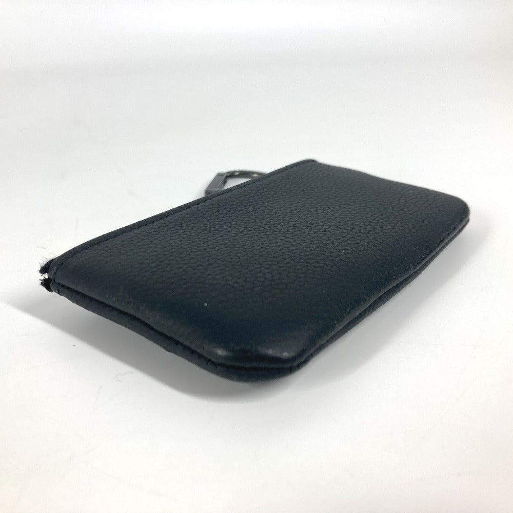 LOUIS VUITTON Coin case M81031 leather black Aerogram Pochette Cre mens(Unisex) Used Authentic