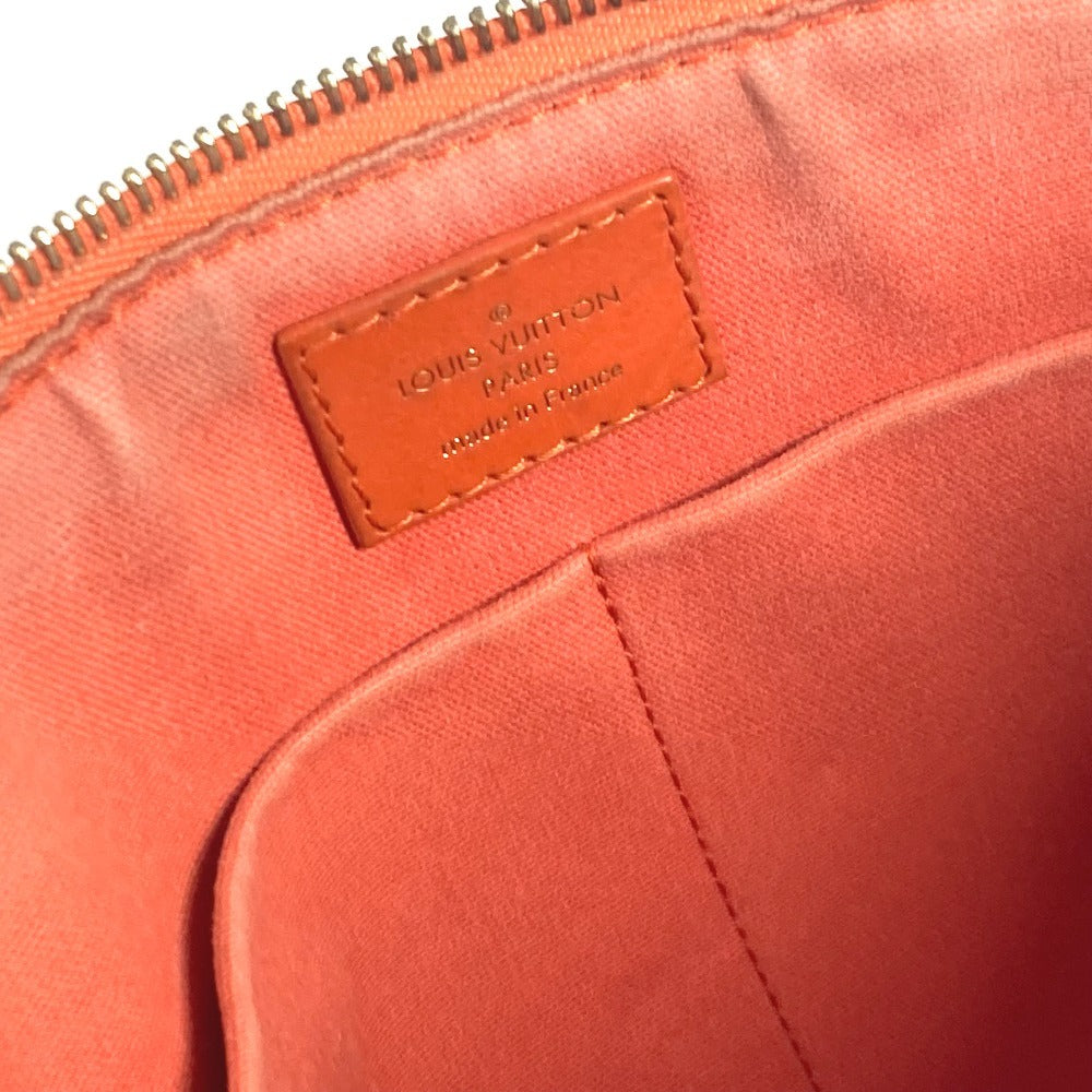LOUIS VUITTON Shoulder Bag N41312 Damier canvas Orange Damier color module Women Used Authentic
