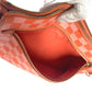 LOUIS VUITTON Shoulder Bag N41312 Damier canvas Orange Damier color module Women Used Authentic