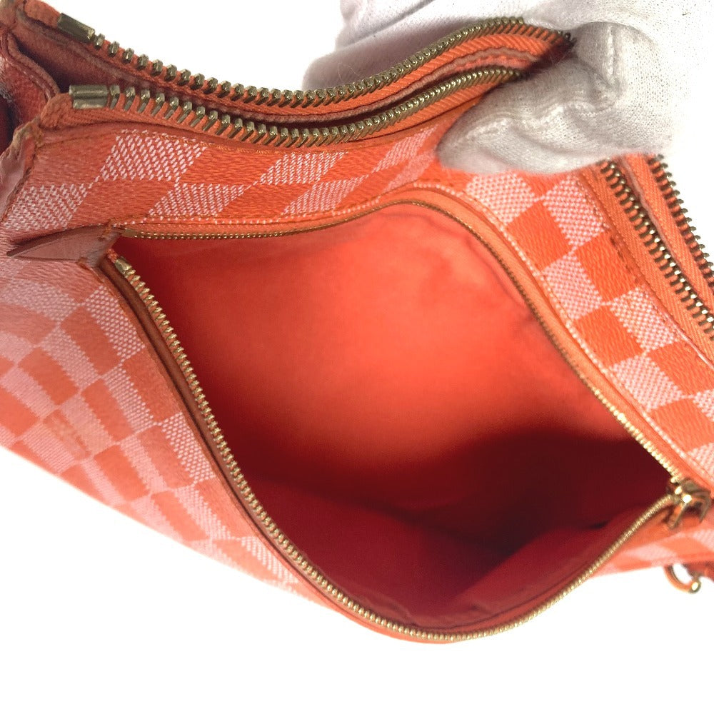LOUIS VUITTON Shoulder Bag N41312 Damier canvas Orange Damier color module Women Used Authentic