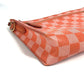 LOUIS VUITTON Shoulder Bag N41312 Damier canvas Orange Damier color module Women Used Authentic