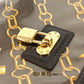 LOUIS VUITTON Shoulder Bag M95162 Plastics, Leather Brown Monogram charm Pochette Accessoires Women Used Authentic